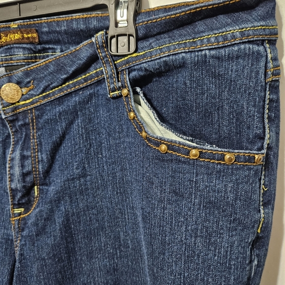 Southpole Sz 20 Vintage Women Blue Denim Embelleshed Boot Cut Jeans Y2K 90s - Picture 5 of 9